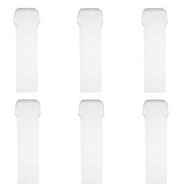 Edney 6 Pcs Translucent Stick Umbrella Waterproof Storage Bag, Wet Umbrella Bags Travel Umbrellas Sleeves Reusable Umbrella Carry Bag with Drawstring (28" x 7" for Stick Umbrella)