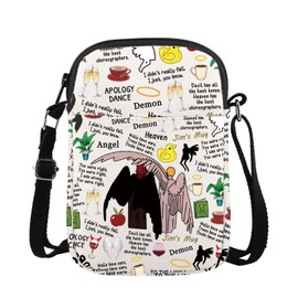 AATOP TV Show Shoulder Bag Omen Lover Gift for TV Show Fans Gift for Women Omen TV Show Shoulder Bag I Didn't Really Fall 1cb Large, I Didn't Really Fall 1cb, L