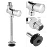 Urinal Flush Valve with Button, Manual Delay, Automatic Shut-Off Toilet