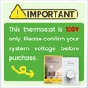 4 Pcs 120 V Only 4-Wire Manual Electric Baseboard Heater