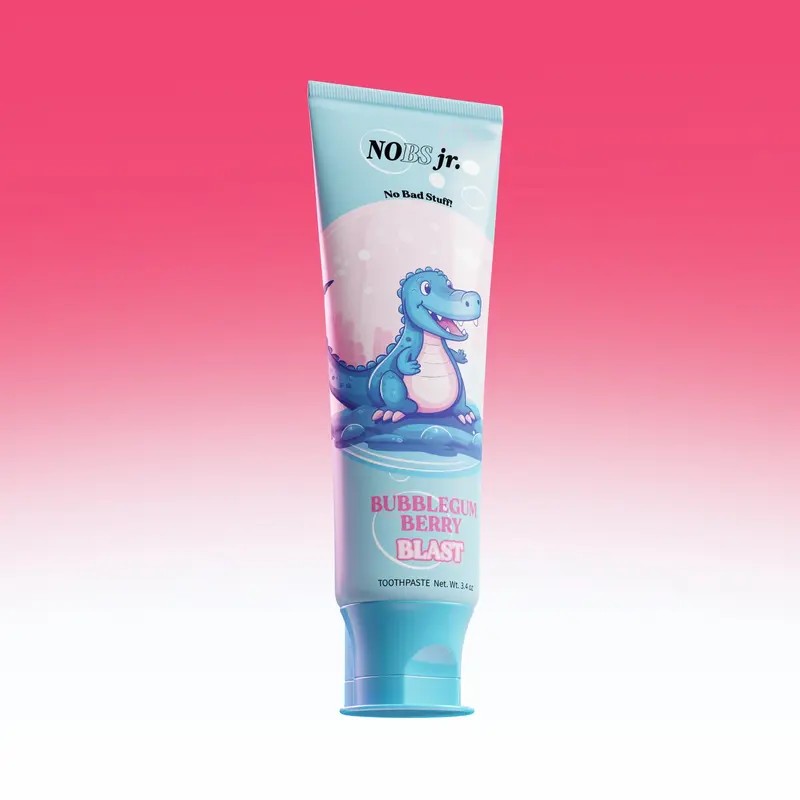 Kids Toothpaste – Fluoride-Free, Remineralizing with Nano Hydroxyapatite, Natural Bubblegum
