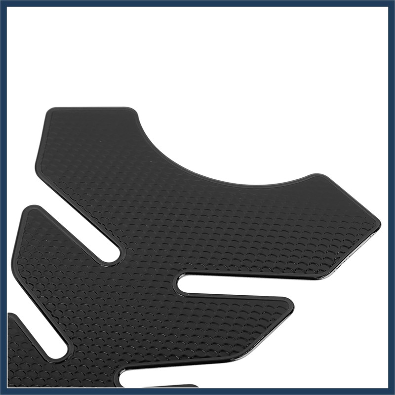 INFINAUTO Motorcycle Fuel Tank Protector 3D PVC Rubber Pad Black