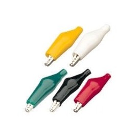 Yourspares Insulated crocodile clip, 25mm, Red