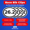 BibBoards bibSNAPS Race Bib Clips - Safety Lock Fasteners -