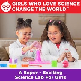 Doctor Jupiter Science Experiments Kit for Girls Ages 4+ | Gift for 4-5-6-7-8 Years Old Girls | STEM Toys | 50+ Experiments Starter Series
