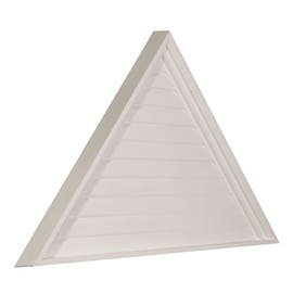 Ekena Millwork 65"W x 27"H x 1 1/4"P, Pitch 10/12 Triangle Gable Vent, Non-Functional