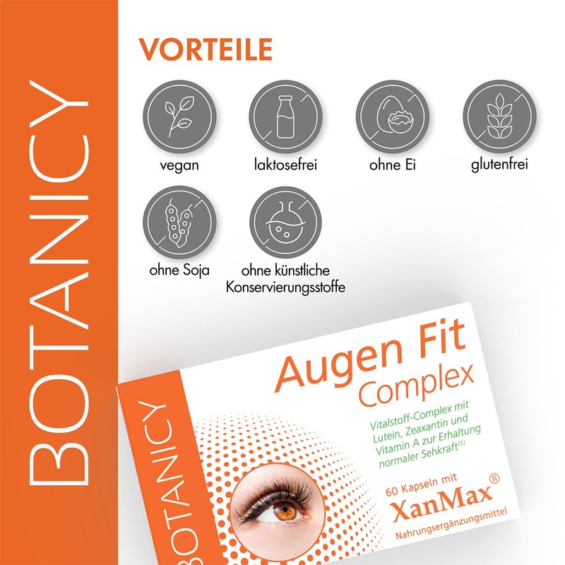 Eyes Fit and Healthy Xanmax – Unique Complex for improved vision eye