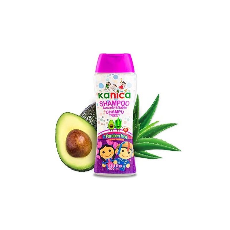 KANICA Shampoo con Aguacate y Sábila – Limpieza Suave –