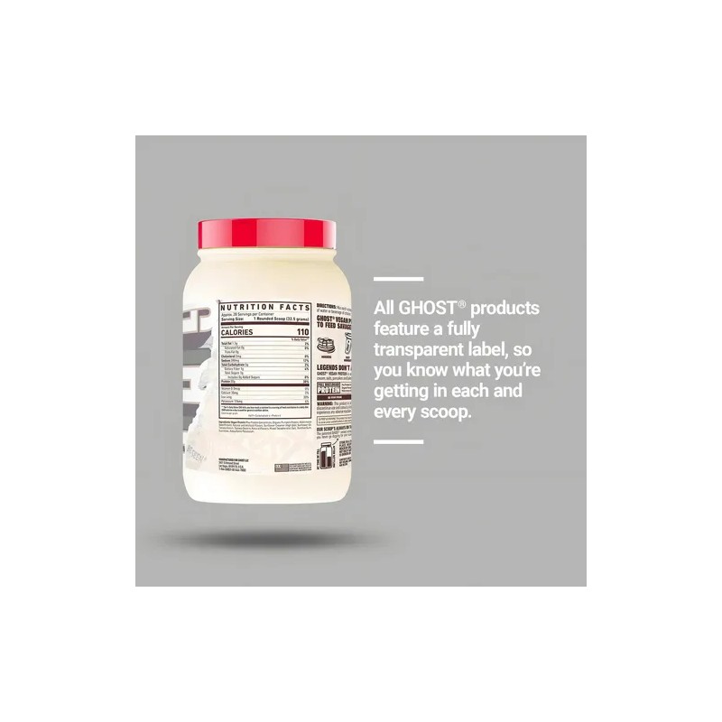 Proteina Ghost Vegan 2 Lbs 28 Serv Sabor Pancake Batter