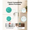 Fingerprint Door Lock, Smart Fingerprint Door Knob with Lock, Biometric