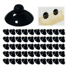HE ZHI LONG 50 Packs MINI Thicker Black Suction Cups
