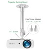 2-Be-Best Upgraded Projector Mount,14-24in / 37-62cm Projector Ceiling Mount Extendable