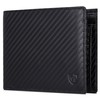 VON HEESEN Men's Leather Wallet with RFID Protection - Genuine