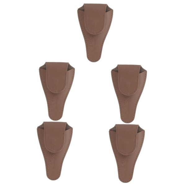 Healvian 5pcs Pedicure Cuticle Scissor Cover Nail Clippers Protective Cap