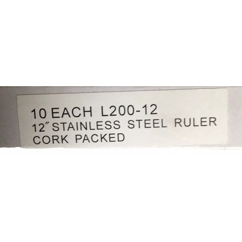 B & H Lot of 10 Stainless Steel 12" Non-Skid