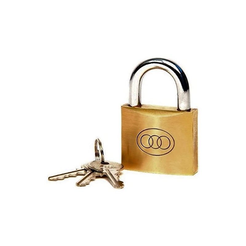 GENUINE TRI-CIRCLE SOLID BRASS 20MM PAD LOCK NO. 261