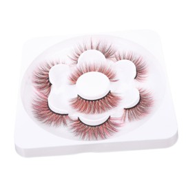 TOVINANNA Women's False Eyelashes 4 Pairs Set Natural 3d Safe Easy Application