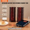Wireless Restaurant Pager System 20 Beepers Battery Operated Black Plastic