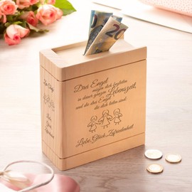 Casa Vivente Wooden Money Box Book - Standard - Parent