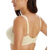 Lemorosy Women's Comfort Full Cup Unpadded Without Underwire Classic Bra,