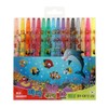 Generic 16 Count Colored Pencil Set Twistable Crayons Fish Sea