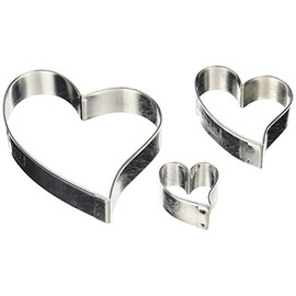 Städter 002128 Cookie Cutters Love Set of 3
