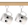 HARMIEY Plasterboard Veneer Wood Hooks Three Pin Hooks Clear Hooks