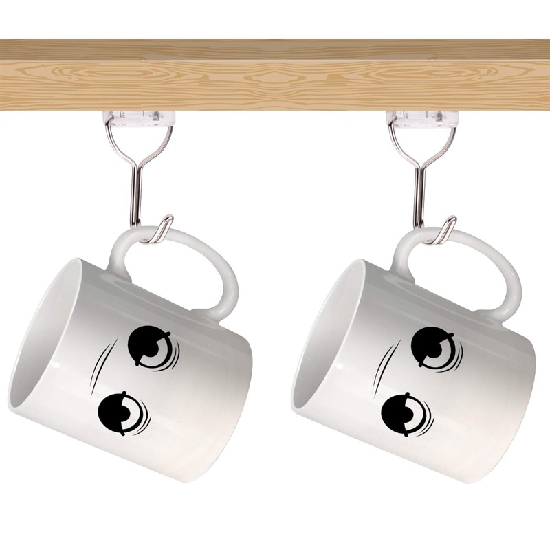 HARMIEY Plasterboard Veneer Wood Hooks Three Pin Hooks Clear Hooks