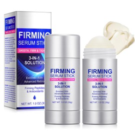 2 Pack Advanced Retinol Firming Stick, 3-in-1 Retinol Serum Stick Antioxidant-Enriched & Peptde, Tighten and Firm for Face, Neck & Jawline, Reduces Wrinkles Laugh Lines Smooth Skin for All Skin Types