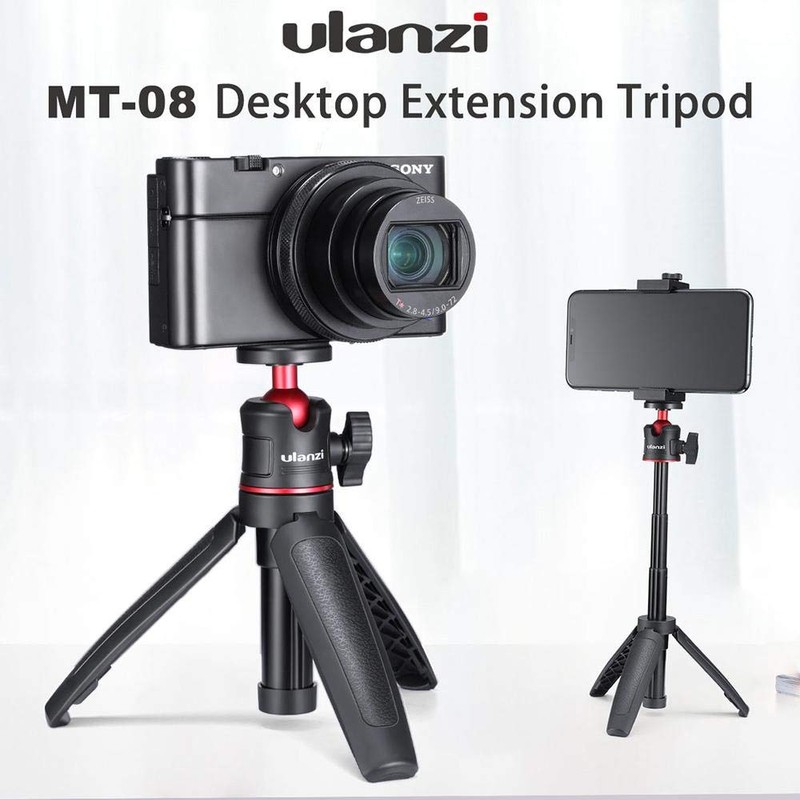 Ulanzi 1601 MT-08 Ball Head 3-Level Adjustable Tripod with 1/4