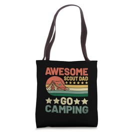 Awesome Scout Dad Go Camping Scouting Scout Camper Tote Bag