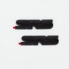 toyota 2PCS Matte Black out Emblem Badge overlay FOR TOYOTA