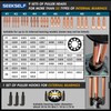 55-in-1 Bearing Puller Kit, Blind Hole Bearing Puller Set, Inner