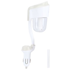 Car Air Humidifier Purifier Aroma Diffuser with USB Charging Port for Air HumidificationWhite