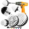 Drill Brush Attachment Set, 5pcs 1/4in Power Scrubber Brush with