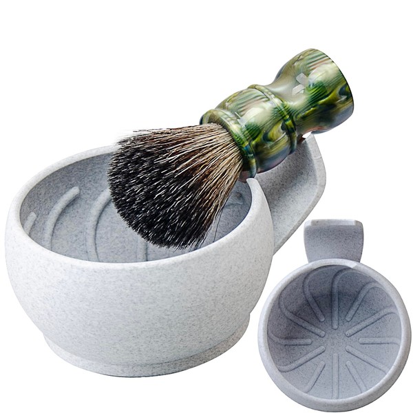 Grandslam Grandslam Shaving Soap Bowl Kit For Men, Shaving Brush