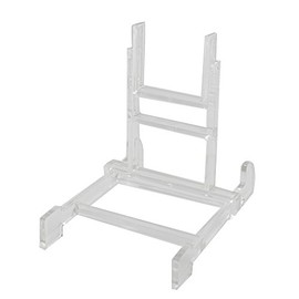 Artliving Two Part Adjustable Clear Acrylic Plastic Display Stand Easel (Set of 5)