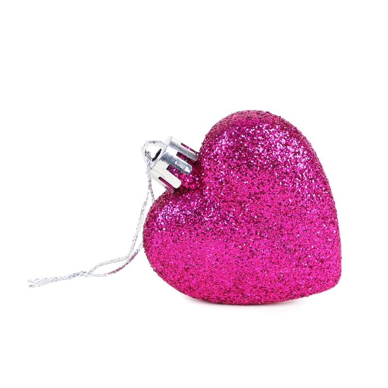 Christmas Concepts® Pack of 8 - 60mm Heart Shaped Christmas