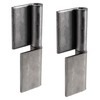 Gedotec Hinges for Welding, Pack of 2, Weld-On Tape for