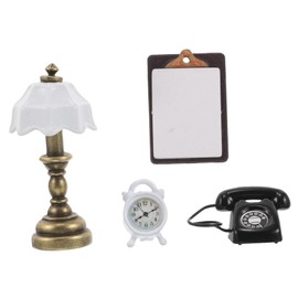 SUPVOX 1 Set Miniature House Kit DIY Mini Decor with Realistic Accessories for Crafting Miniature Models Living Dollhouse Projects Whimsical Home Decor Accent