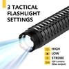 MALTERZER Rechargeable Self-Defense Flashlight Perfect for Pet Walking, Portable, Survival,