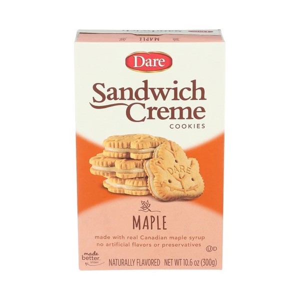 Dare Cookie Maple Creme 10.6 OZ Pack Of 12