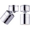 Hibbent Big Angle Swivel Faucet Aerator Dual-function 2 Sprayer