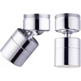 Hibbent Big Angle Swivel Faucet Aerator Dual-function 2 Sprayer