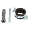 KOTARBAU® Set of 10 Pipe Clamps 3/4 Inch with Rubber