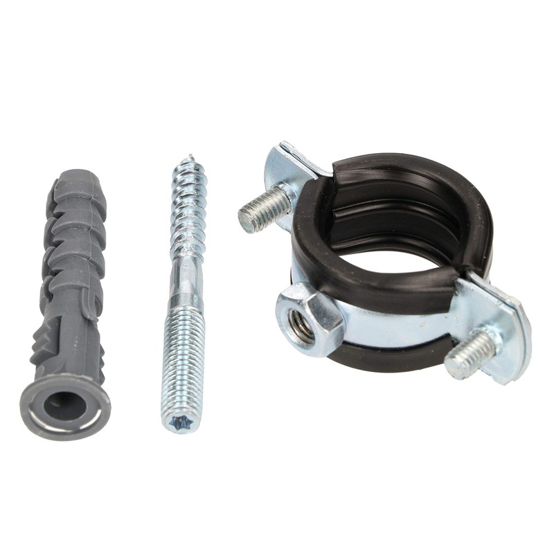 KOTARBAU® Set of 10 Pipe Clamps 3/4 Inch with Rubber