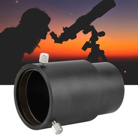 Bewinner Telescope Eyepiece, Extension Tube Adapter for Astronomical Telescopes 60mm 2 inch Telescope Accessories Set Eyepiece Extension Tube Black