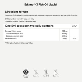 Eskimo-3 Fish Oil - Nutri Advanced - Liquid Lime 210ml