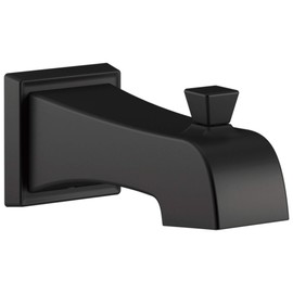 DELTA FAUCET RP77091BL Ashlyn Pull-Up Diverter Tub Spout, Matte Black