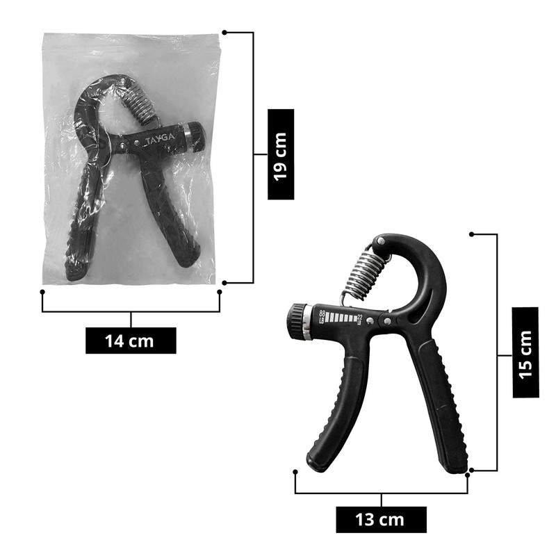 Tayga fortalecedor de mano ajustable resistencia hasta 88 lb